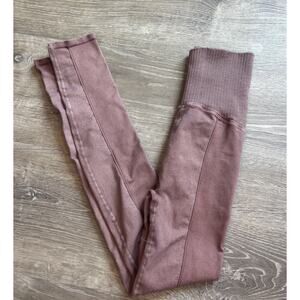 Free People Movement Leggings Scrunch Womens Small Mesh Spandex